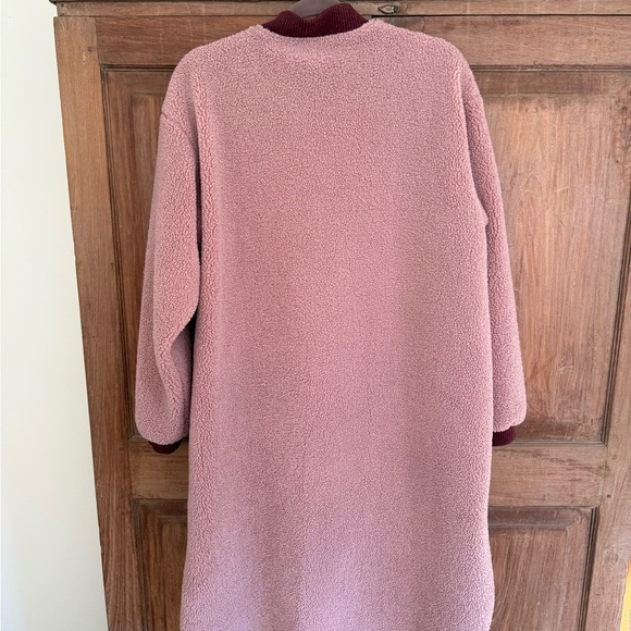 THE GREAT. Mauve Teddy Jacket - Picture 5 of 6